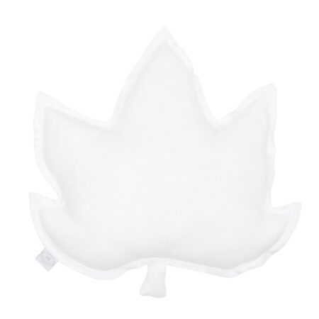 Cotton & Sweets - Maple leaf pillow - White