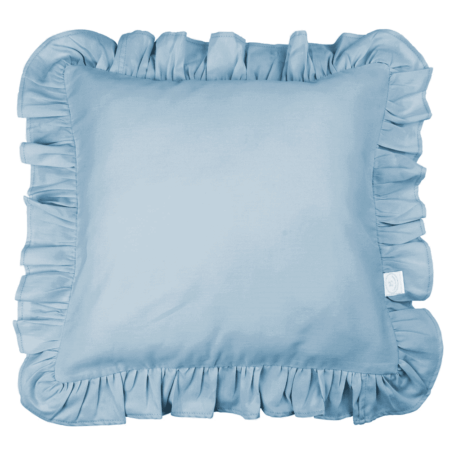 Cotton & Sweets - Margaret Pillow with ruffles - Blue