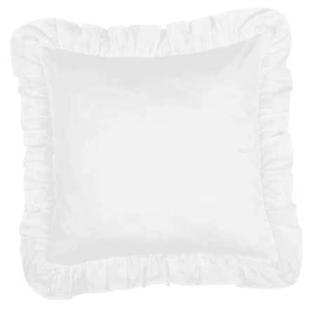 Cotton & Sweets - Margaret Pillow with ruffles - White