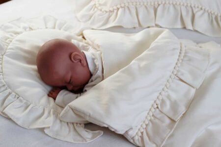 Cotton & Sweets - Newborn bedding with filling Boho Vanilla