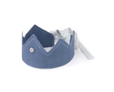 Cotton & Sweets - Party Crown Rose - Silver - Denim
