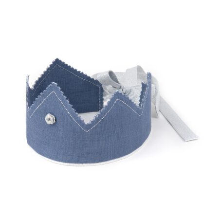 Cotton & Sweets - Party Crown Rose - Silver - Denim