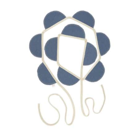 Cotton & Sweets - Party garland PN Denim,Gold Ribbon