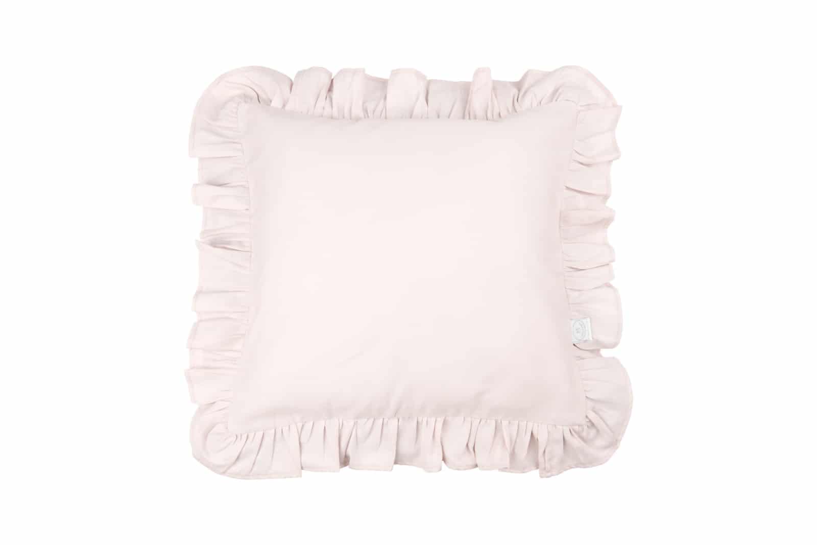 Cotton & Sweets - Pillow with ruffles SG - Powder pink