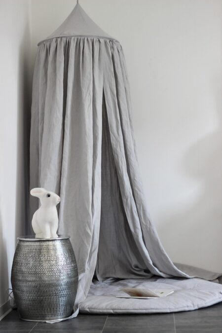 Cotton & Sweets - Pure nature Canopy - Light grey