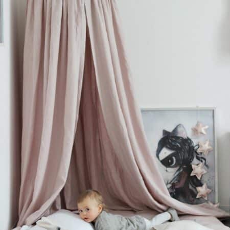 Cotton & Sweets - Pure nature Canopy - Powder pink
