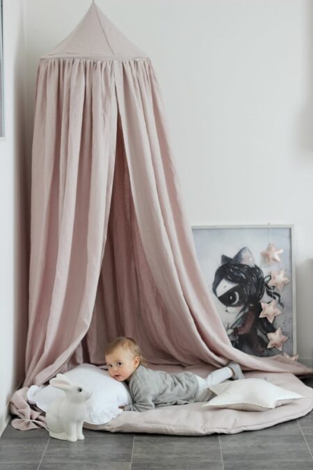 Cotton & Sweets - Pure nature Canopy - Powder pink