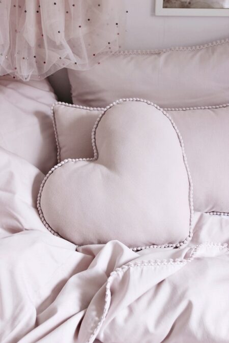 Cotton & Sweets - Rectangular bubble pillow - Powder pink