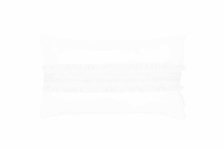 Cotton & Sweets - Rectangular lace pillow - White