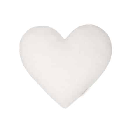Cotton & Sweets - Sheepskin heart pillow - Vanilla