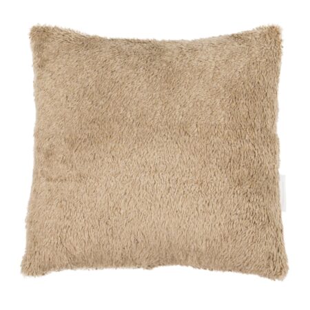 Cotton & Sweets - Sheepskin quare pillow - Chocolate
