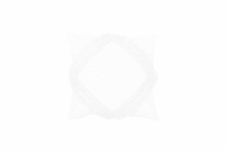Cotton & Sweets - Square lace pillow - White