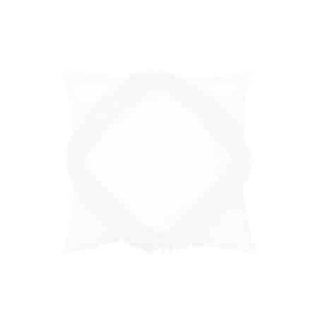 Cotton & Sweets - Square lace pillow - White