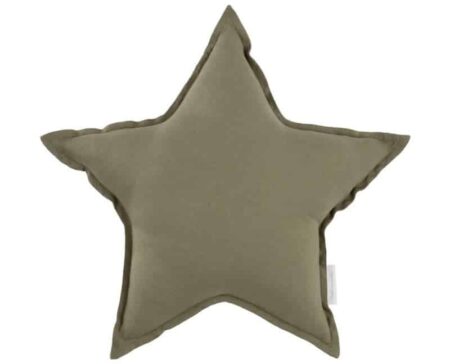 Cotton & Sweets - Star pillow - Olive