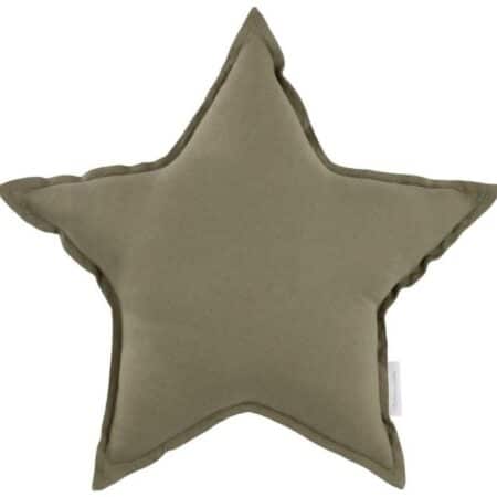 Cotton & Sweets - Star pillow - Olive