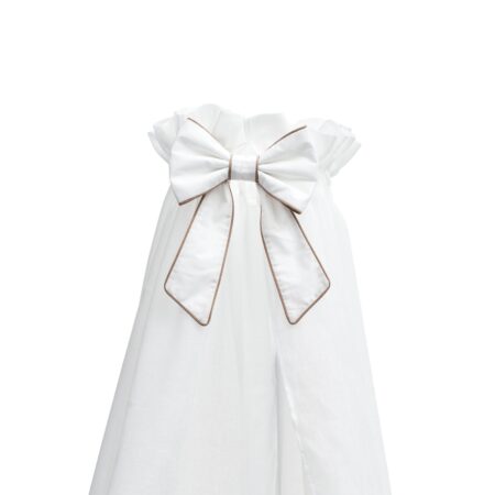 First - Bow For Canopy For Cot Valentina Ethnic White