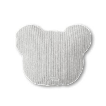 First - Pillow For Bed Teddy Essentials Grey