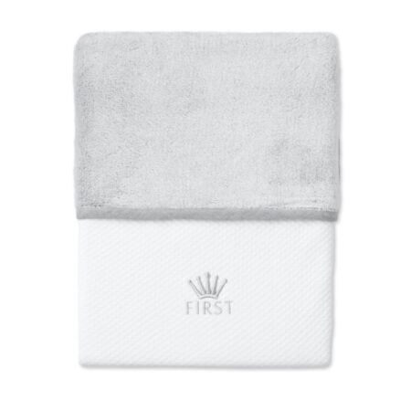 First - blanket LIO CRYSTAL GREY - white-grey