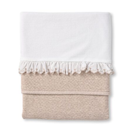 First - blanket LIZ ETHNIC WHITE - white-beige