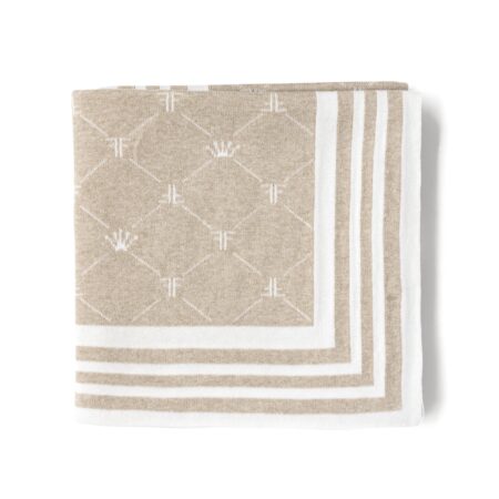 First - blanket knitwear LUCA FIRST®Signature collection - white-beige