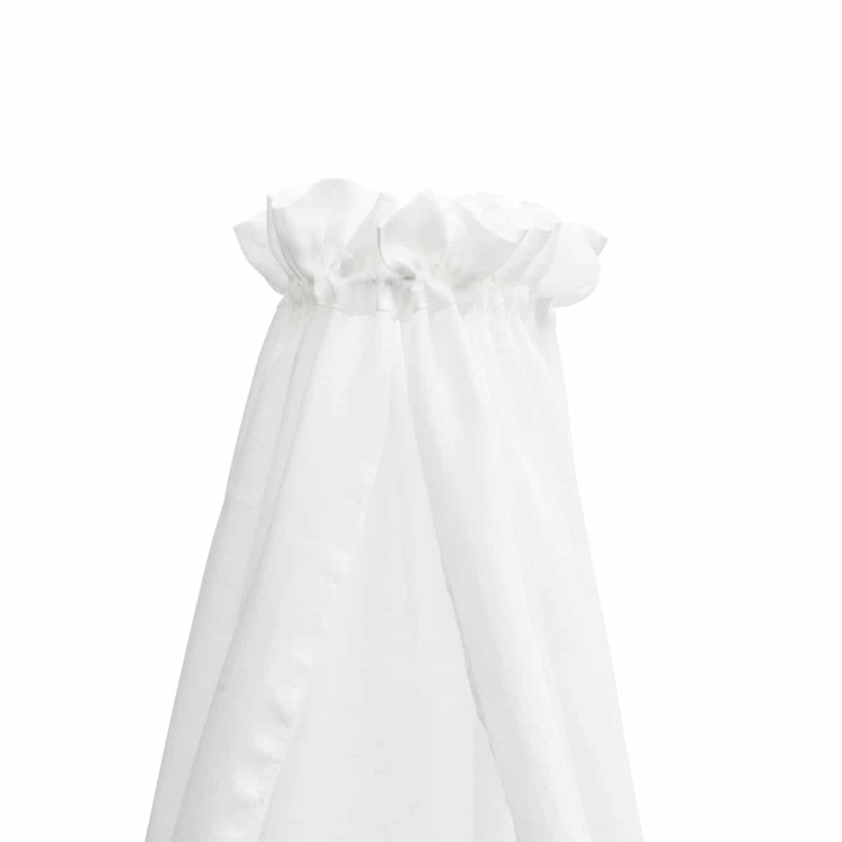 First - canopy for cot VERA linnen HOPEFULL WHITE - white