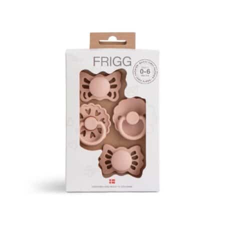 Frigg - Baby’s First Pacifier Pack - T1 Blush Floral Heart