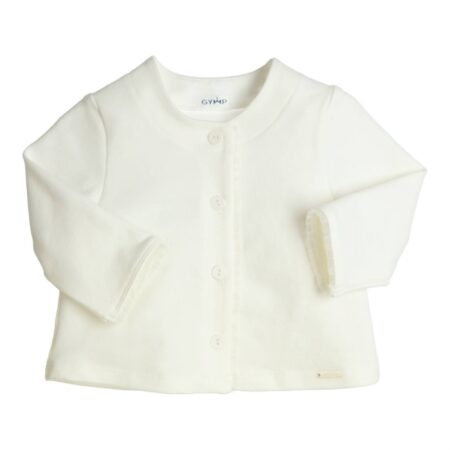 Gymp - Cardigan Carbon met knopen - Off White
