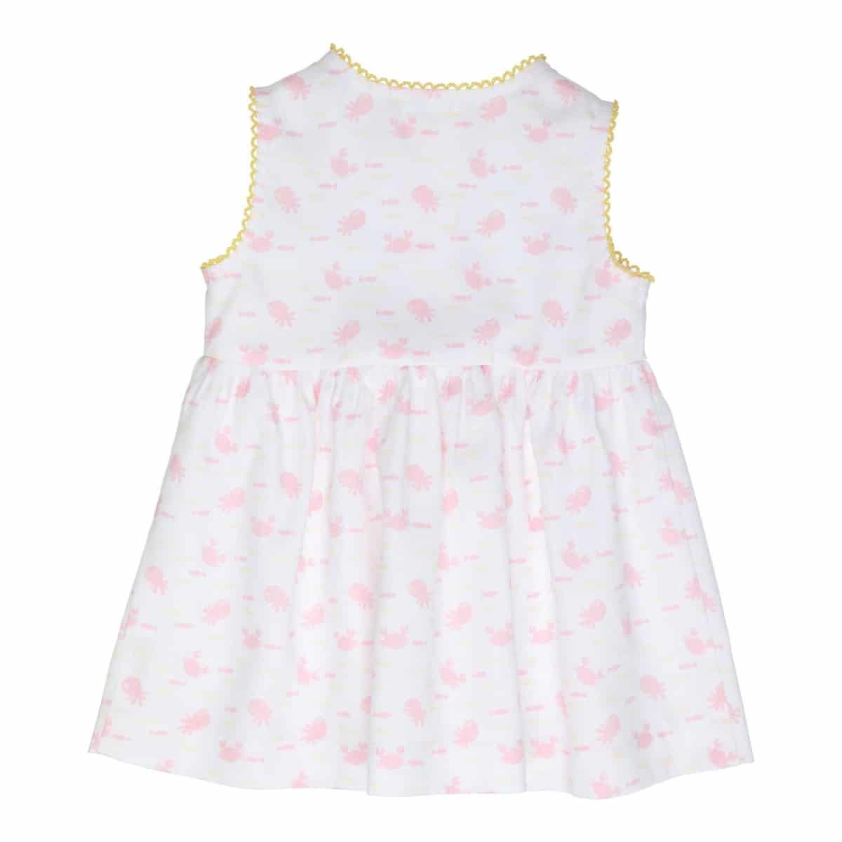 Gymp - Pinafore Ely - White - Light Pink
