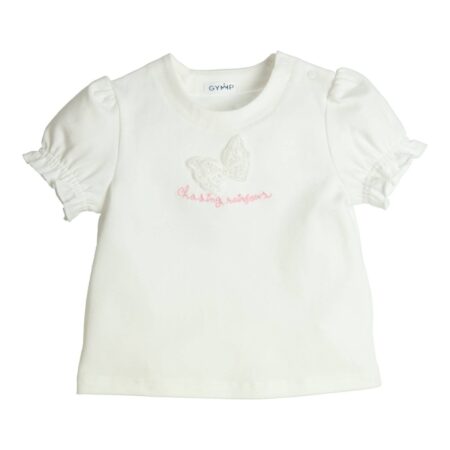 Gymp - T-shirt Aerobic Off-white â€“ Old Rose - Off White