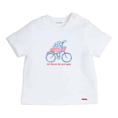 Gymp - T-shirt Aerobic See You On The Next Wave - White