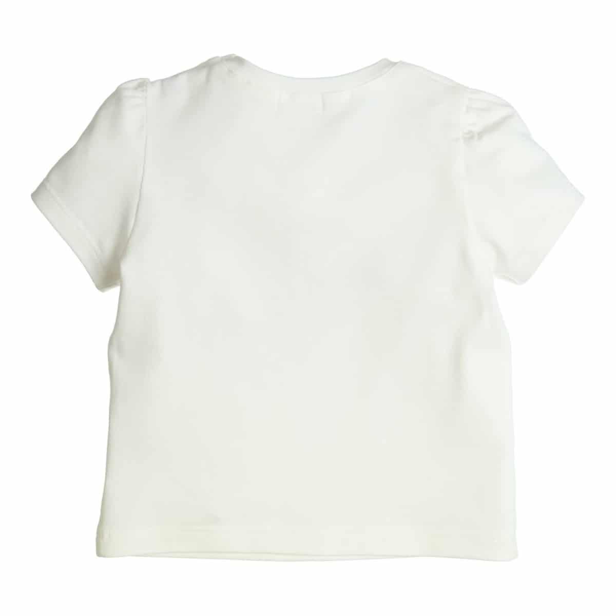 Gymp - T-shirt Aerobic Sun on my shoulder makes me happy - Off White