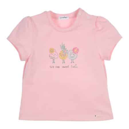 Gymp - T-shirt Aerobic We Are Sweet Besties - Rose