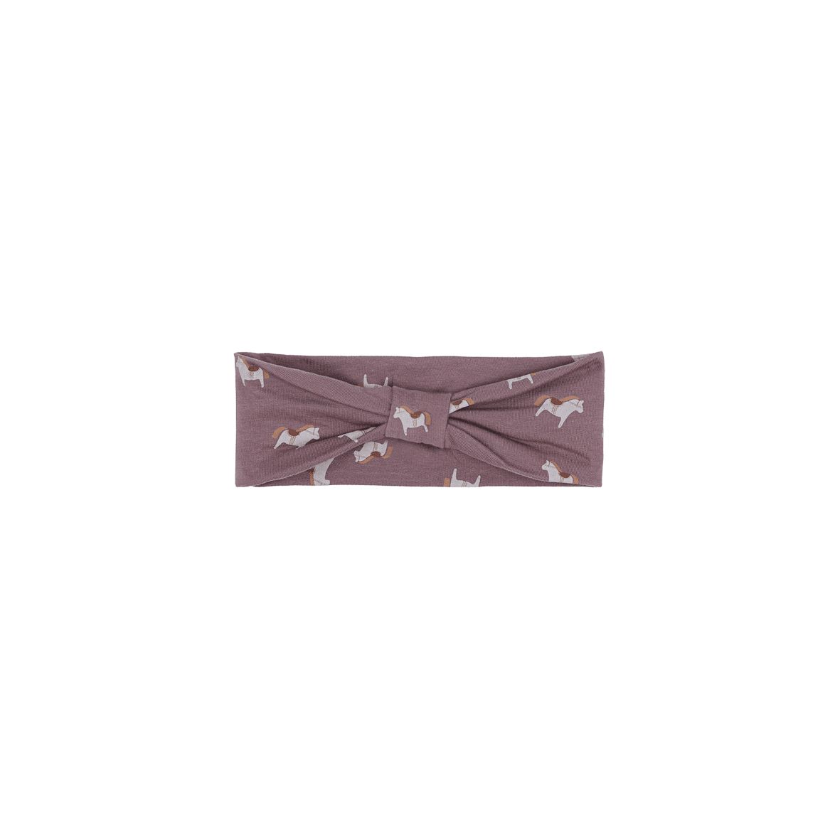 House Of Jamie - Bow Tie Headband - Plum Dala Horse