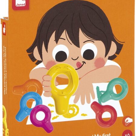 Janod - Mijn eerste krijtjes 6stuks