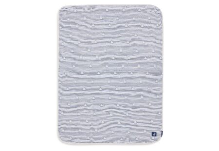 Jollein - Deken Hydrofiel Wieg 75x100cm Miffy Stripe Navy