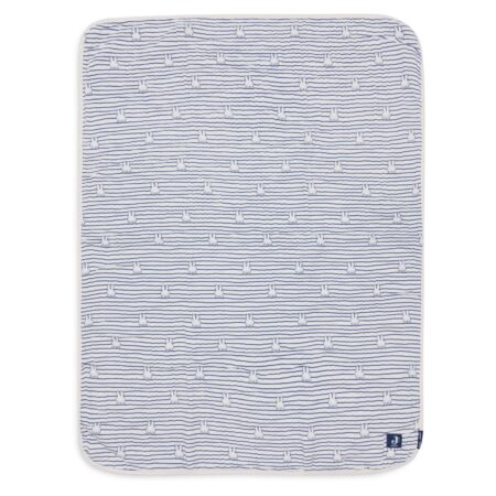 Jollein - Deken Hydrofiel Wieg 75x100cm Miffy Stripe Navy