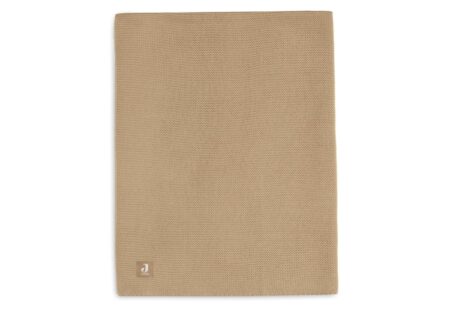 Jollein - Deken Ledikant 100x150cm Basic Knit Biscuit
