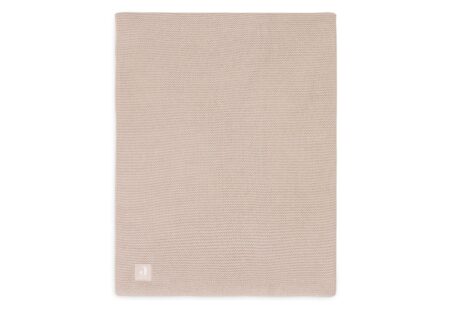 Jollein - Deken Ledikant 100x150cm Basic Knit Wild Rose