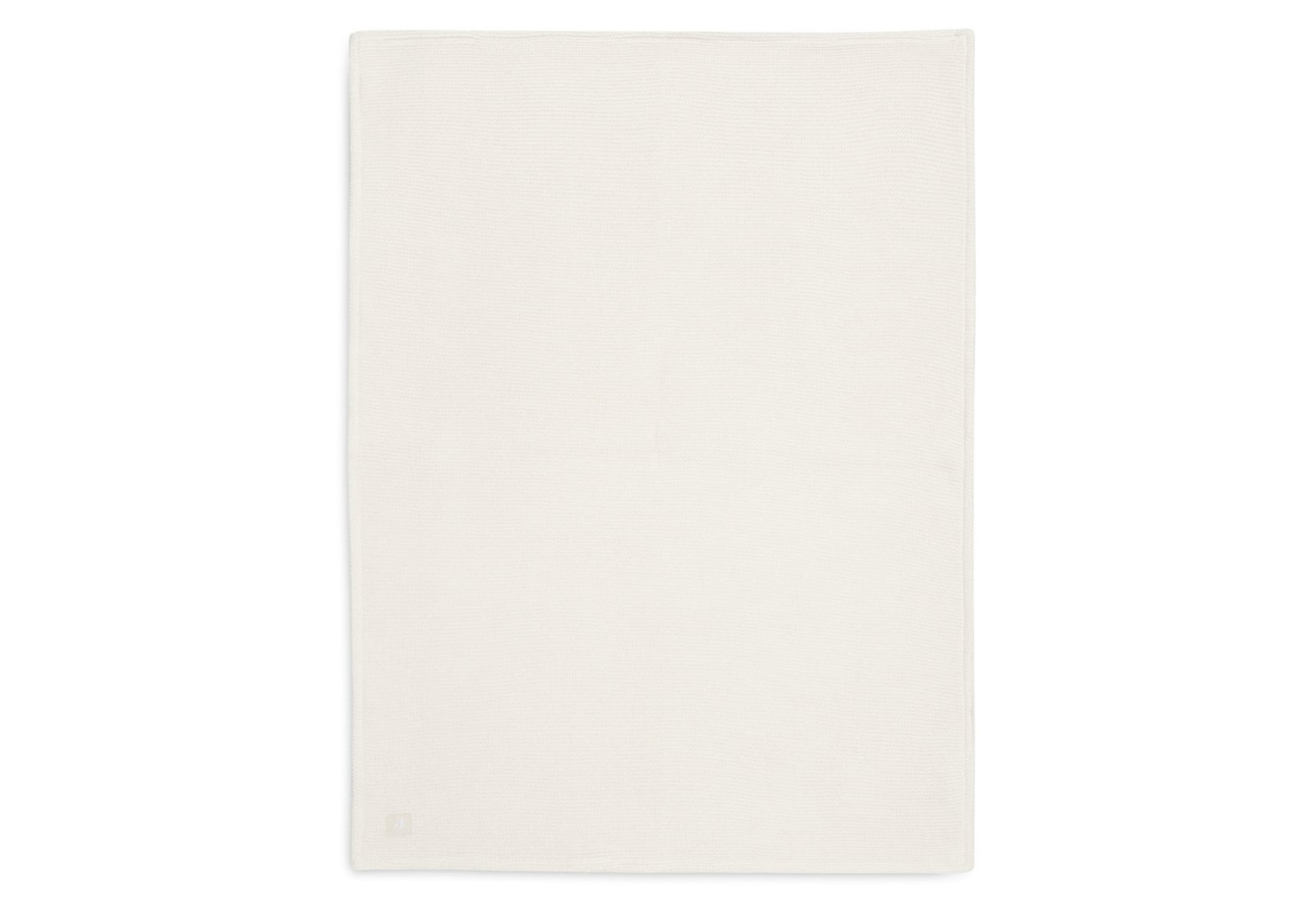 Jollein - Deken Ledikant 100x150cm Basic knit Ivory/Coral Fleece