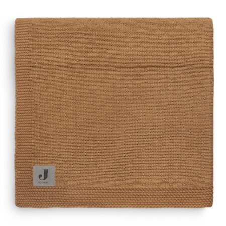 Jollein - Deken Ledikant 100x150cm Bliss Knit - Caramel