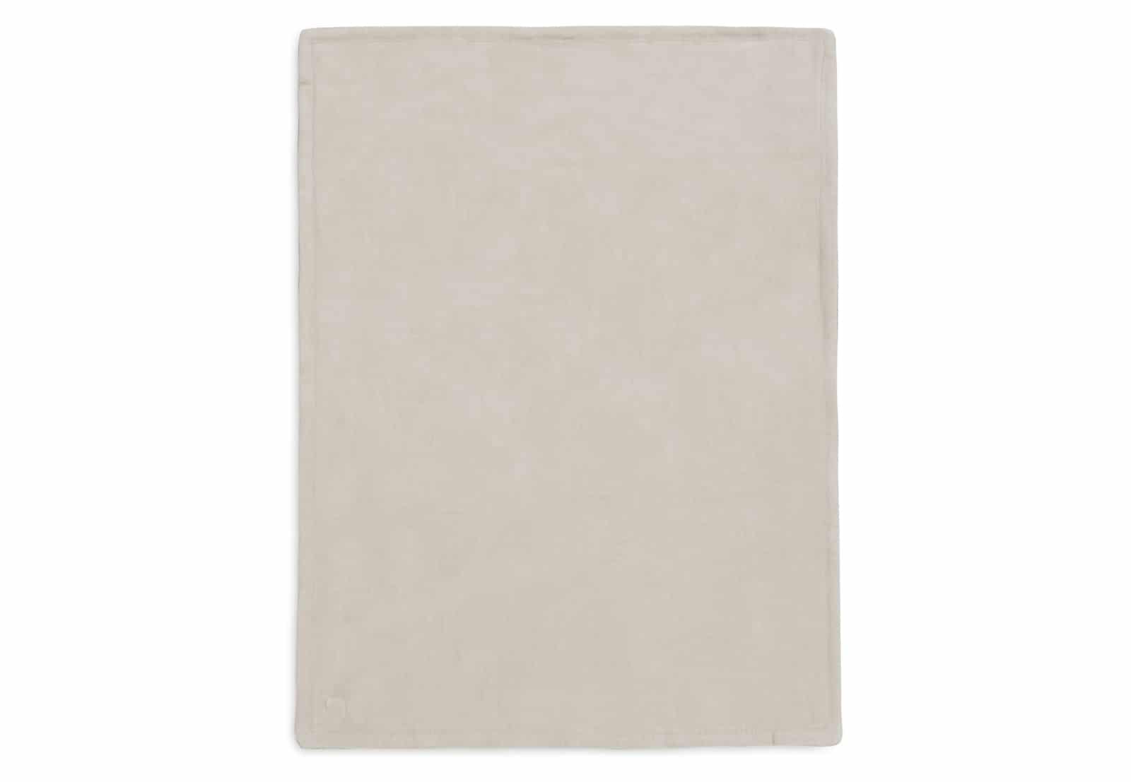 Jollein - Deken Ledikant 100x150cm Box Knit - Warm Sand/Velvet - GOTS