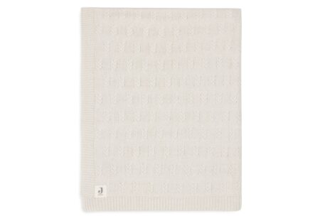 Jollein - Deken Ledikant 100x150cm Grain Knit Oatmeal