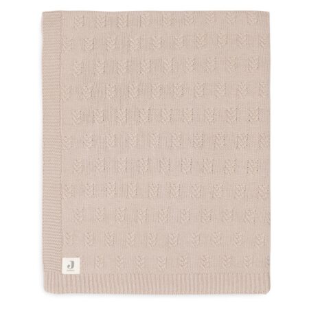 Jollein - Deken Ledikant 100x150cm Grain Knit Wild Rose