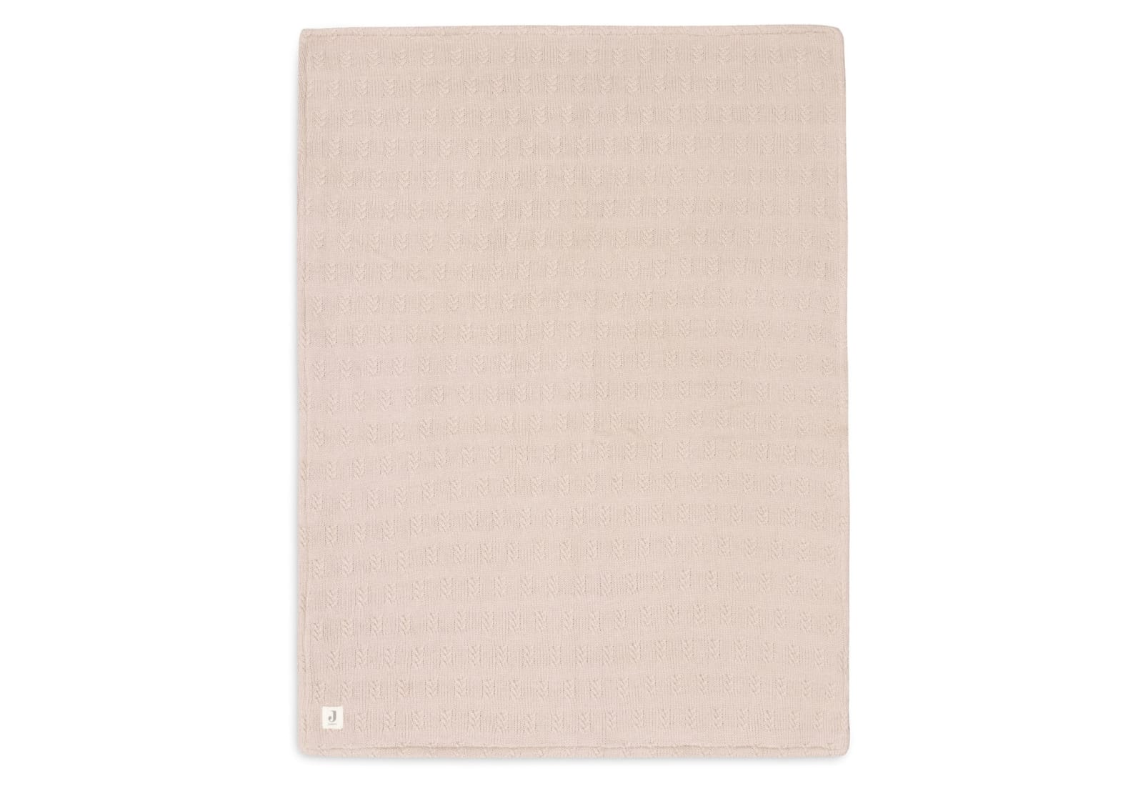 Jollein - Deken Ledikant 100x150cm Grain Knit Wild Rose/Velvet