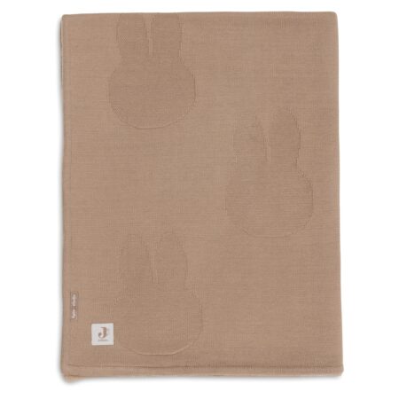 Jollein - Deken Ledikant 100x150cm Miffy - Biscuit/Velvet