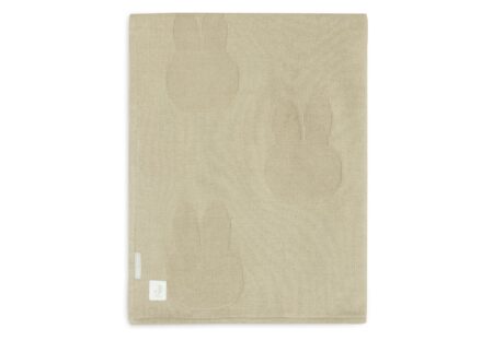 Jollein - Deken Ledikant 100x150cm Miffy Olive Green/Coral Fleece