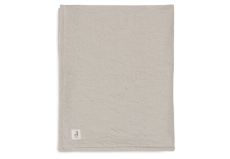 Jollein - Deken Ledikant 100x150cm Soft Waves Nougat/Velvet