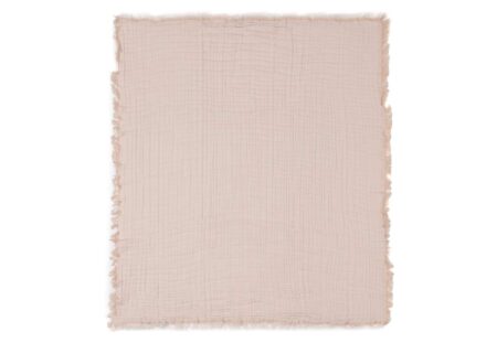 Jollein - Deken Ledikant 120x120cm Fringe Moonstone/Ivory GOTS
