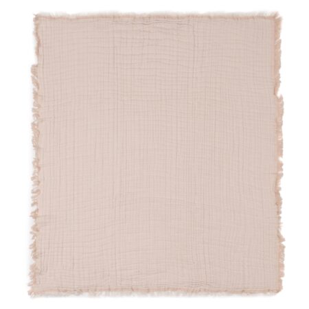 Jollein - Deken Ledikant 120x120cm Fringe Moonstone/Ivory GOTS