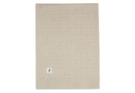 Jollein - Deken Ledikant Pure Knit Nougat GOTS